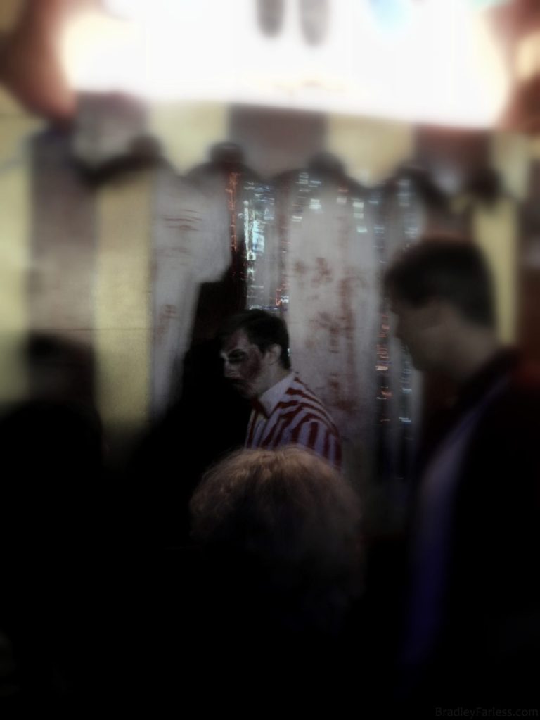 The 'gatekeeper' to the funhouse/haunted maze.