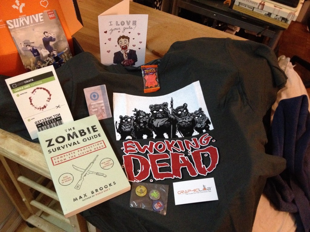 October 2013 Loot Crate Contents