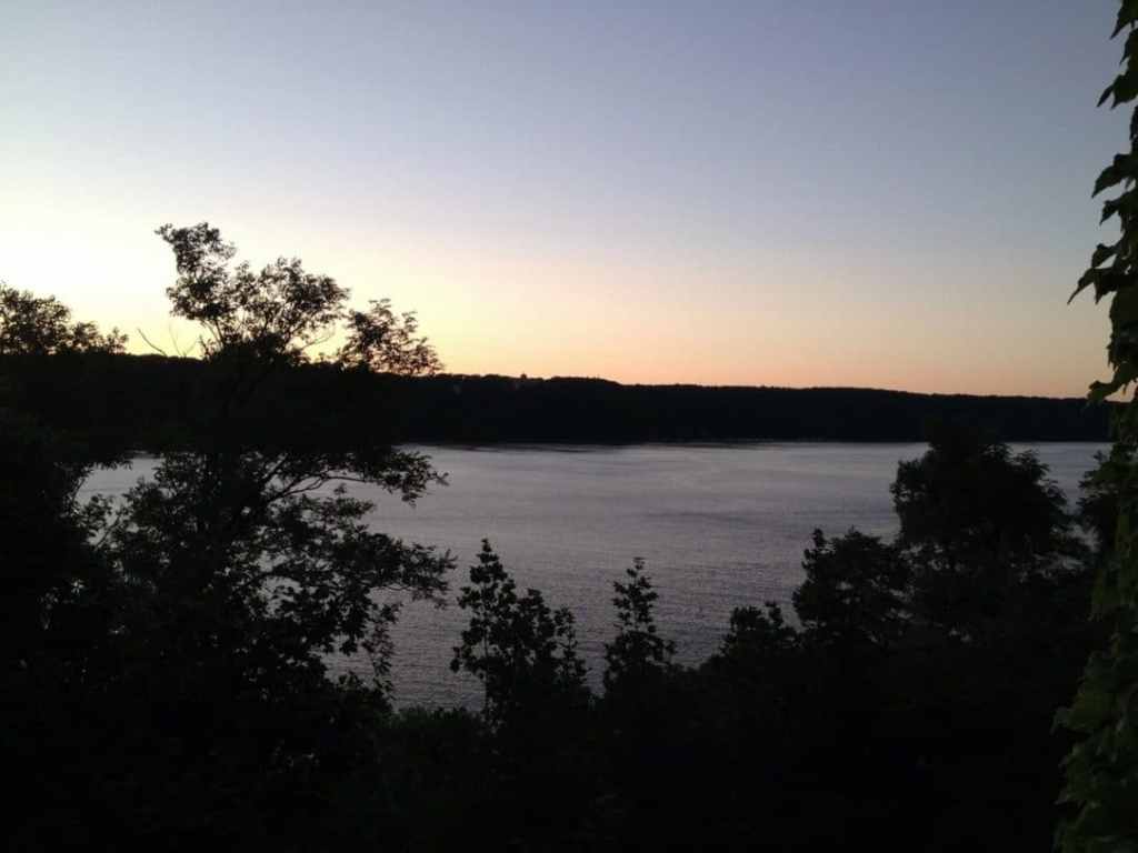 View of the Hudson River from Inspiration Point