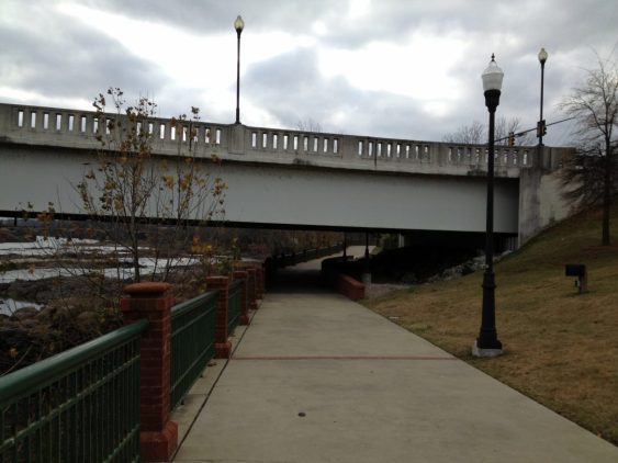 Chattahoochee River, River Walk, Phenix City side.