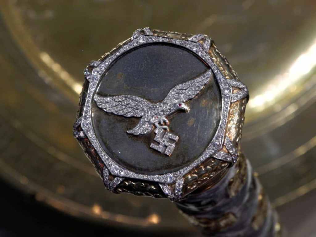Hermann Goering's Nazi Baton, crusted in diamonds.
