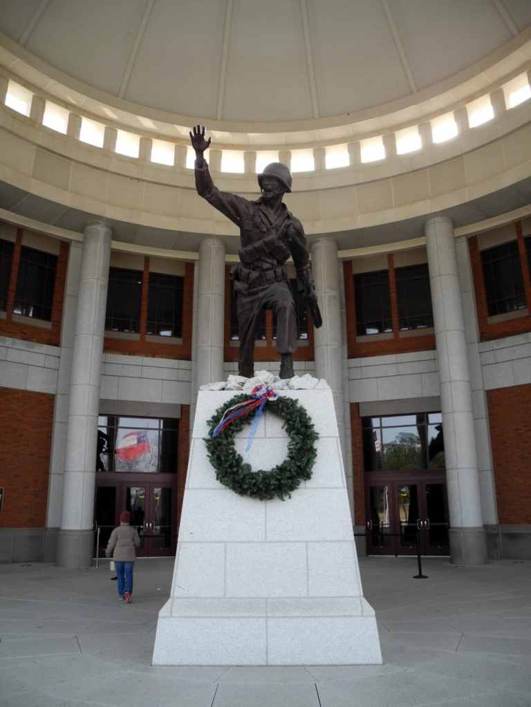 Statue at the front of the National Infantry Museum