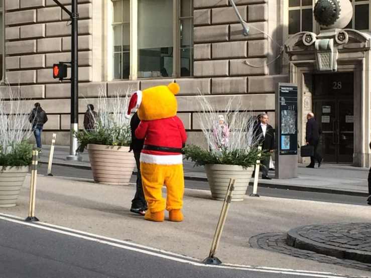 Winnie the Pooh Costume Scammer