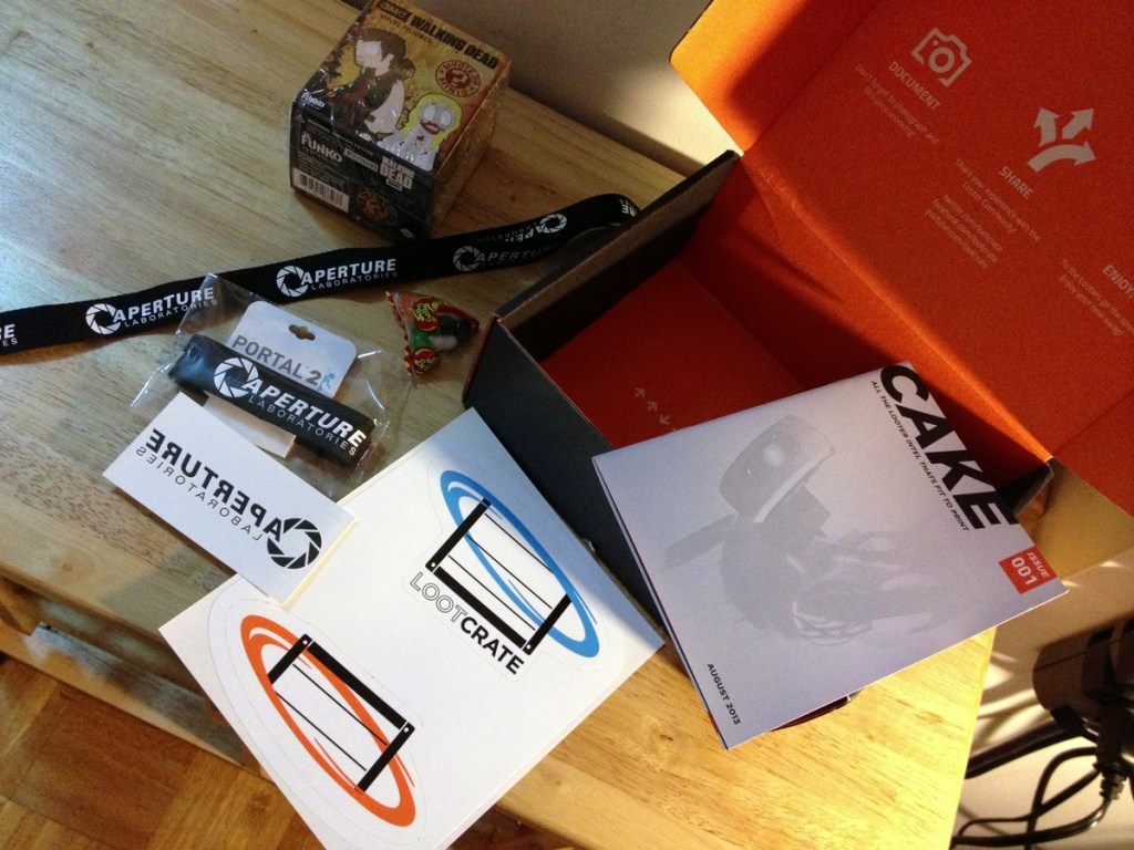 August 2013 Loot Crate Contents