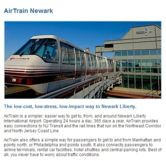 AirTrain Newark Description