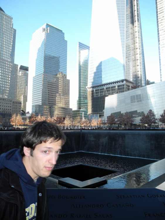 Some random guy photobombing my shot.