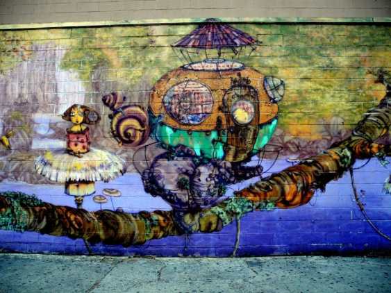Wall Mural by Coney Island Train Station 3