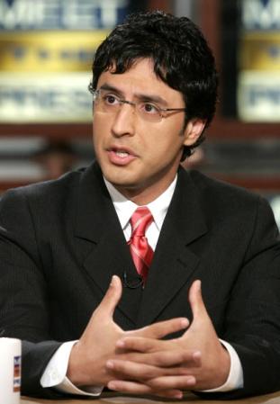 Reza Aslan during a taping of NBC's "Meet the Press" in 2005. (Photo by Alex Wong/Getty Images)