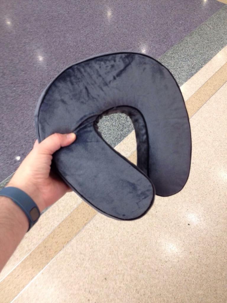 Awesome memory foam neck pillow.
